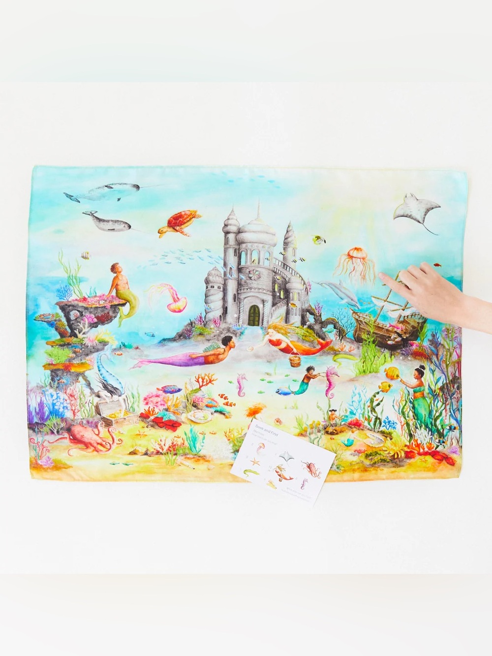 Sarah’s Silks Mermaid Seek & Find Playsilk